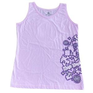 Disney Parks Magic Kingdom Pink Tank Top Size Medium